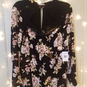Flowy Rose Shirt